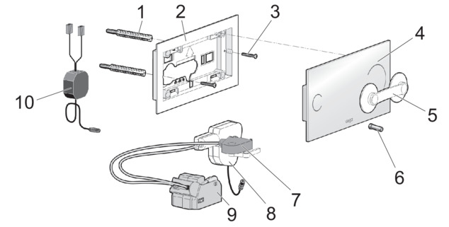 Visign for More 100 sensitive, 8352.11, komponentöversikt