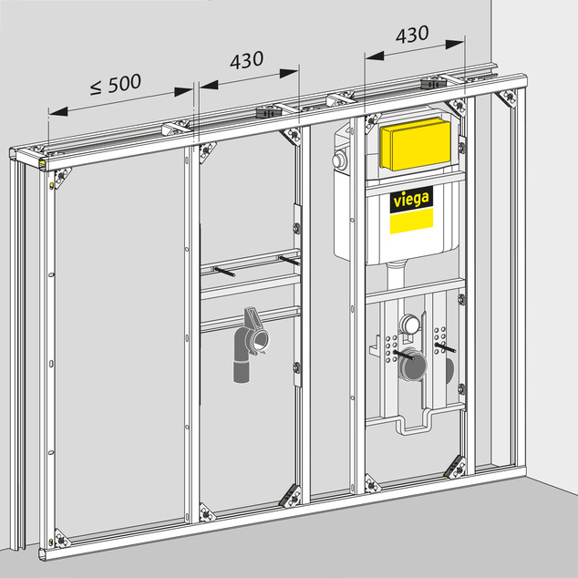Steptec, 8400, interval between vertical rails