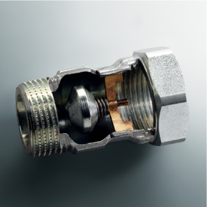 Gas fittings, 2645T / G2343T / 2644T / G2206T / G2110.1T / G2111.1T / G2114.1T / G2111.3T / G2101T / G2111.2T / G2109T / G2112.2T / G 2110T / 2648T / G2107.1T / G2016T / G2019LT / G2109T / G2020.1T / G2112.1T / G2343.1T, cross section TSS operating position